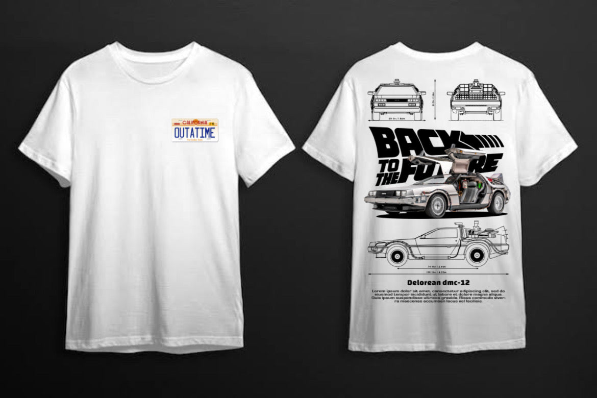 PLAYERA VOLVER AL FUTURO OVERSIZE