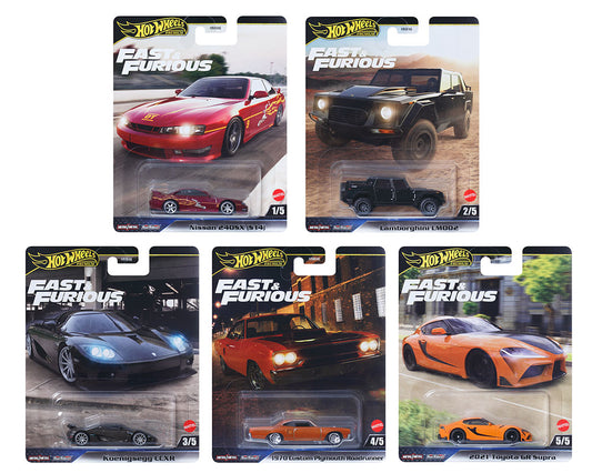 Surtido Hot Wheels 1:64 Rápidos y Furiosos Premium 2025 L